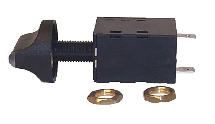 MP78710 – SIERRAMARINE Multi Purpose Switch, On-Off 12 Volts 20 Amps Rotary Switch Non-Illuminated Black